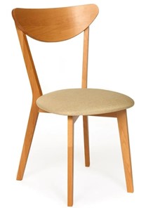 Обеденный стул MAXI (Макси), бук/ткань 86x48,5x54,5 Бежевый/ натуральный бук арт.19593 в Тюмени