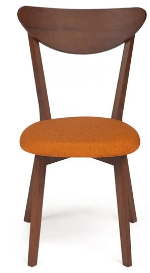 Обеденный стул MAXI (Макси), бук/ткань 86x48,5x54,5 Оранжевый/коричневый арт.19591 в Заводоуковске - изображение 1