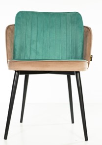 Кухонный стул MSK Пенелопа коричневый/зеленый в Заводоуковске
