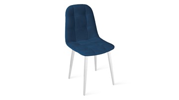 Обеденный стул Райс К1С (Белый матовый/Велюр Confetti Blue) в Заводоуковске - предосмотр