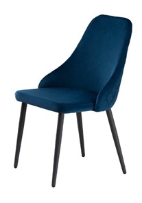 Мягкий стул Сальса.2, Велюр CATALANA 16 (синий) / Черный муар матовый в Ишиме