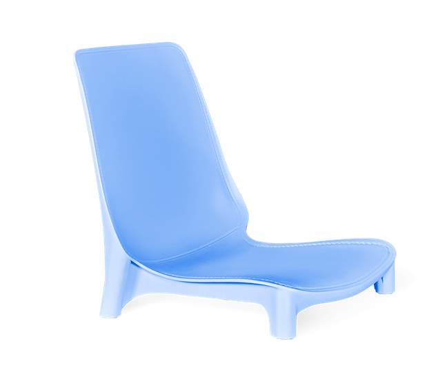Обеденный стул SHT-ST75/S424-C (голубой/коричневый муар) в Заводоуковске - изображение 1