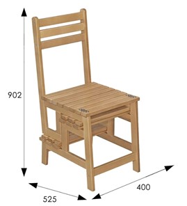 Кухонный стул стремянка Массив (бук) в Тюмени - предосмотр 1