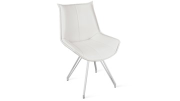 Обеденный стул Тейлор Исп. 2 К4 (Белый матовый/Кож.зам Polo White) в Тюмени