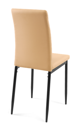 Обеденный стул Текс, к/з Pegasso капучино, ножки хром в Заводоуковске - изображение 2