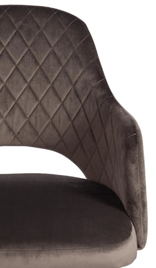 Кухонный стул VALKYRIA (mod. 711) 55х55х80 темно-серый barkhat 14/черный арт.15344 в Тюмени - изображение 5