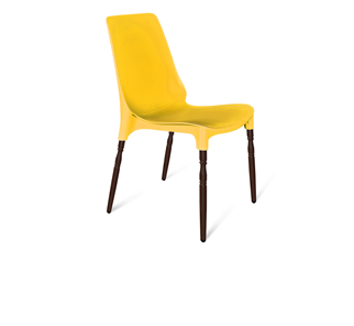 Обеденный стул SHT-ST75/S424-F (желтый ral1021/коричневый муар) в Заводоуковске