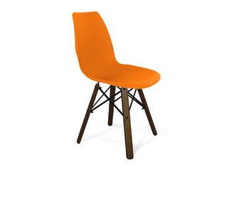 Обеденный стул SHT-ST29/S70 (оранжевый ral2003/темный орех/черный) в Ишиме