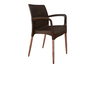 Обеденный стул SHT-ST68/S424-С (коричневый/темный орех) в Тюмени