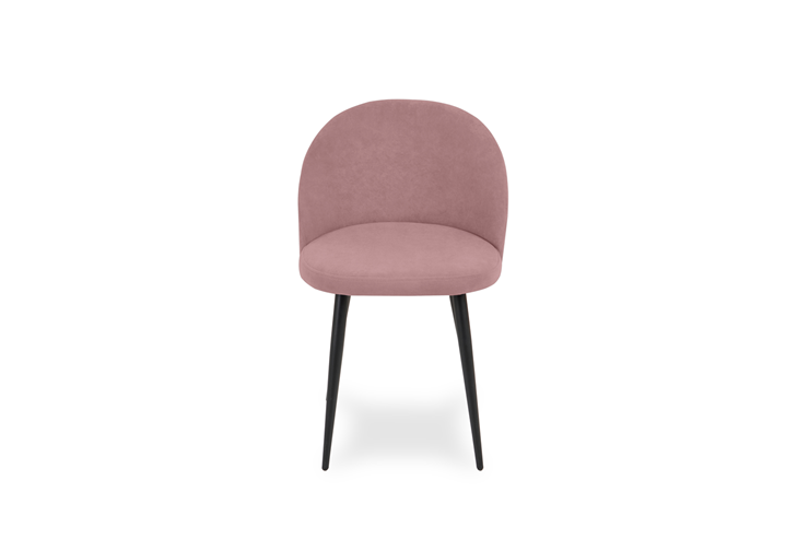 Кухонный стул Лайт розовый черные ножки в Тюмени - изображение 1