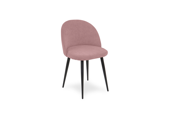 Кухонный стул Лайт розовый черные ножки в Заводоуковске - изображение