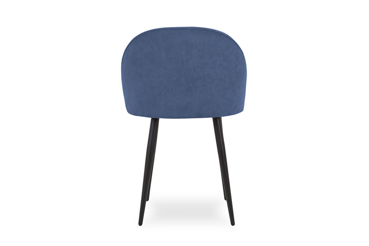 Мягкий стул для кухни Лайт синий черные ножки в Тюмени - изображение 7