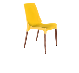 Обеденный стул SHT-ST75/S424-С (желтый ral1021/темный орех) в Тюмени
