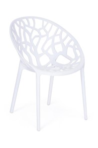 Обеденное кресло BUSH (mod.017) пластик 60*58,5*80 белый, арт.11725 в Заводоуковске