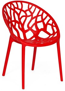 Обеденное кресло BUSH (mod.017) пластик 60*58,5*80 красный, арт.11726 в Заводоуковске