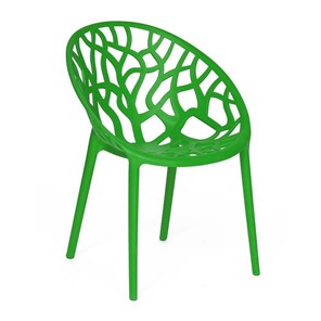 Кресло BUSH (mod.017) пластик 60*58,5*80 зеленый, арт.12653 в Тюмени