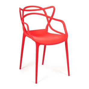 Обеденный стул Cat Chair (mod.028) пластик, 54,5*56*84 красный, арт.14102 в Заводоуковске