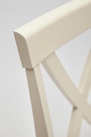 Обеденный стул с подлокотниками GOLFI (Гольфи) 44x54x95 pure white (402) арт.13548 в Тюмени - изображение 4