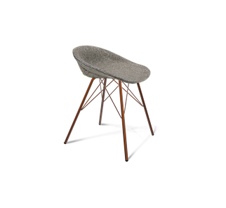 Обеденный стул SHT-ST19-SF1 / SHT-S37 (коричневый сахар/медный металлик) в Тюмени