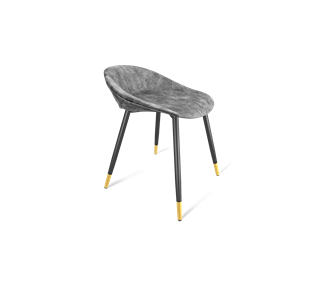 Обеденный стул SHT-ST19-SF1 / SHT-S95-1 (дымный/черный муар/золото) в Тюмени