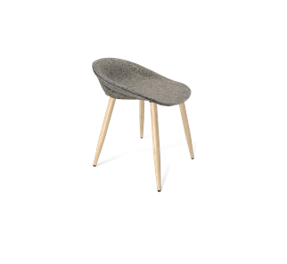 Обеденный стул SHT-ST19-SF1 / SHT-S95-W (коричневый сахар/прозрачный лак/черный муар) в Тюмени - предосмотр