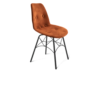 Обеденный стул SHT-ST29-C2 / SHT-S107 (песчаная буря/черный муар) в Заводоуковске - предосмотр