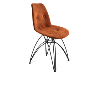Обеденный стул SHT-ST29-C2 / SHT-S112 (песчаная буря/черный муар) в Тюмени