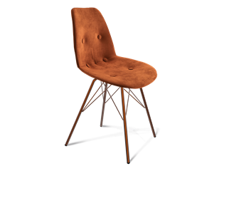 Обеденный стул SHT-ST29-C2 / SHT-S37 (песчаная буря/медный металлик) в Заводоуковске - предосмотр