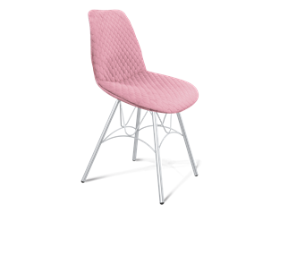 Обеденный стул SHT-ST29-С22 / SHT-S100 (розовый зефир/хром лак) в Заводоуковске - предосмотр
