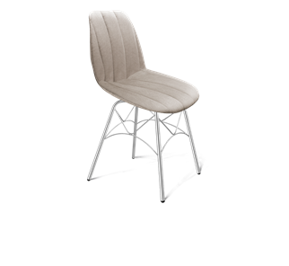 Обеденный стул SHT-ST29-С1 / SHT-S107 (лунный камень/хром лак) в Тюмени