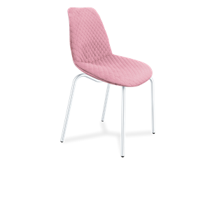 Обеденный стул SHT-ST29-С22 / SHT-S130 HD (розовый зефир/хром лак) в Тюмени - предосмотр