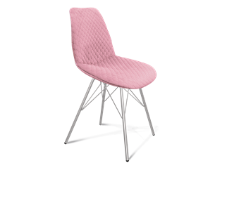Обеденный стул SHT-ST29-С22 / SHT-S37 (розовый зефир/хром лак) в Заводоуковске - предосмотр