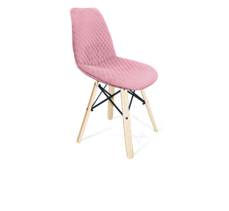 Обеденный стул SHT-ST29-С22 / SHT-S70 (розовый зефир/прозрачный лак/черный муар) в Тюмени
