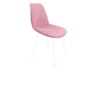 Обеденный стул SHT-ST29-С22 / SHT-S95-1 (розовый зефир/белый муар) в Тюмени