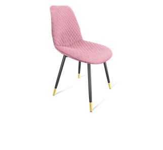 Обеденный стул SHT-ST29-С22 / SHT-S95-1 (розовый зефир/черный муар/золото) в Заводоуковске