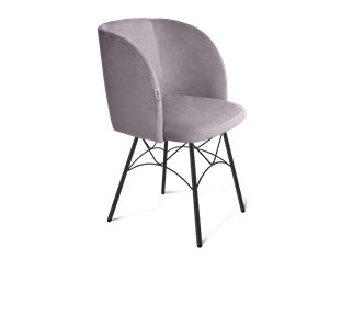 Обеденный стул SHT-ST33 / SHT-S107 (сиреневая орхидея/черный муар) в Тюмени