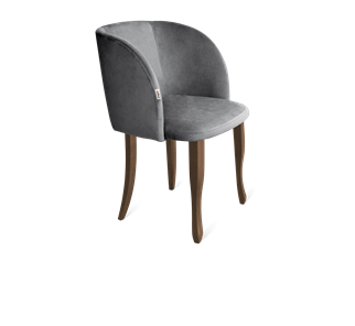 Обеденный стул SHT-ST33 / SHT-S122 (угольно-серый/темный орех/черный муар) в Тюмени