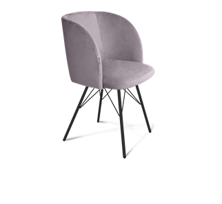 Обеденный стул SHT-ST33 / SHT-S37 (сиреневая орхидея/черный муар) в Тюмени