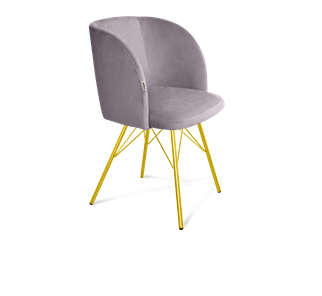 Обеденный стул SHT-ST33 / SHT-S37 (сиреневая орхидея/золото) в Тюмени - предосмотр