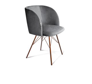 Обеденный стул SHT-ST33 / SHT-S37 (угольно-серый/медный металлик) в Заводоуковске