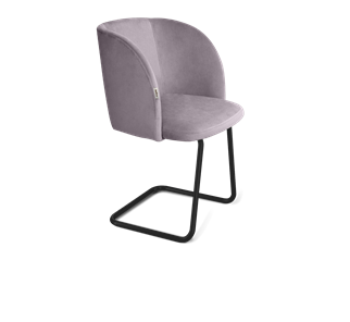 Обеденный стул SHT-ST33 / SHT-S45-1 (сиреневая орхидея/черный муар) в Тюмени