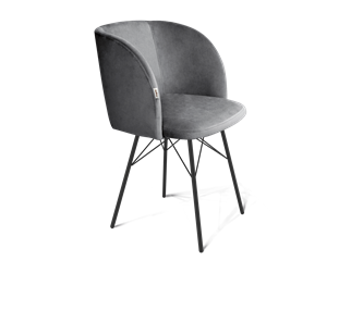 Обеденный стул SHT-ST33 / SHT-S64 (угольно-серый/черный муар) в Заводоуковске - предосмотр