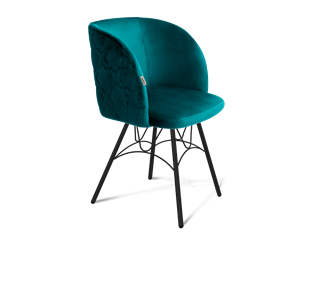 Обеденный стул SHT-ST33-1 / SHT-S100 (альпийский бирюзовый/черный муар) в Заводоуковске