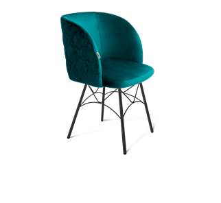 Обеденный стул SHT-ST33-1 / SHT-S107 (альпийский бирюзовый/черный муар) в Заводоуковске