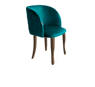 Обеденный стул SHT-ST33-1 / SHT-S122 (альпийский бирюзовый/темный орех/черный муар) в Тюмени - предосмотр