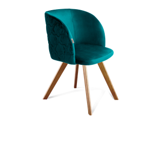 Обеденный стул SHT-ST33-1 / SHT-S39 (альпийский бирюзовый/светлый орех) в Тюмени