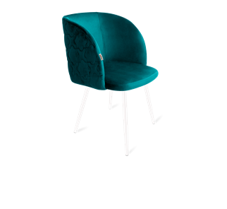 Обеденный стул SHT-ST33-1 / SHT-S95-1 (альпийский бирюзовый/белый муар) в Тюмени - предосмотр