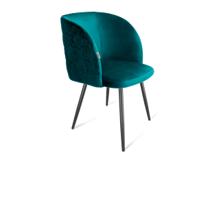Обеденный стул SHT-ST33-1 / SHT-S95-1 (альпийский бирюзовый/черный муар) в Заводоуковске - предосмотр