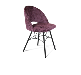 Обеденный стул SHT-ST34 / SHT-S100 (вишневый джем/черный муар) в Заводоуковске - предосмотр