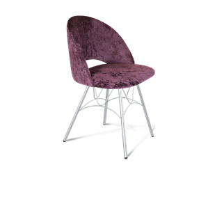 Обеденный стул SHT-ST34 / SHT-S100 (вишневый джем/хром лак) в Тюмени